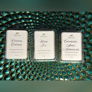 Wax Melt Fragrant Curated Trio, 100% Natural Soy (3) 2.5oz Scented Packs